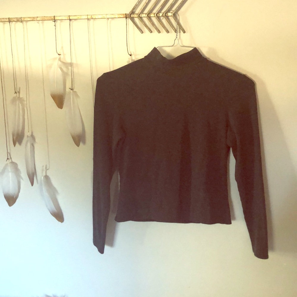 Mock turtleneck